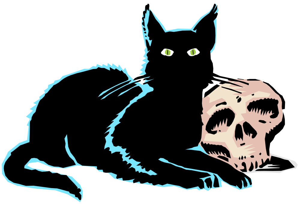 Onlinelabels Clip Art Evil Black Catsvg